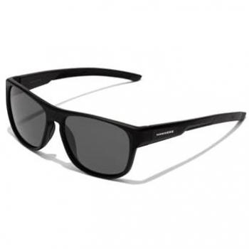 Hawkers GRIP Gafas de sol para hombre y mujer con montura negra y lentes polarizados negros