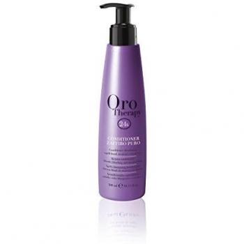 Fanola Oro Therapy Zaffiro Puro Keratin‑Shampoo‑Conditioner – 300 ml, speziell für blondes, bleichendes und gestre