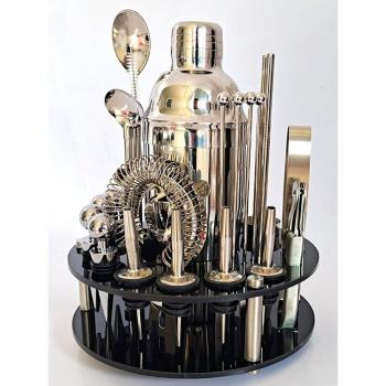 Rotating Acrylic Bar Turntable Set