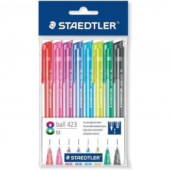 Staedtler M‑Linien-Druckstift 0,45 mm – 8er Set in Schreibfarbe