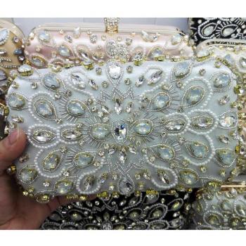 Iphone-Compatible Beaded Clutch