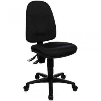 Silla Lumbar Black Topstar para Oficina con Giro y Ajuste
