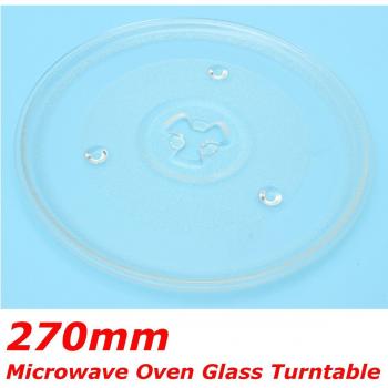 27cm Microwave Oven Glass Turntable with Flat Pallet Design