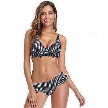 Bikini Femme Rembourré Col en V Plage