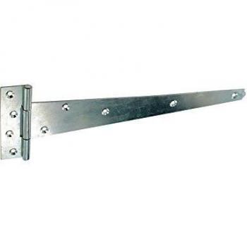 Tee Hinges Pair Gate Shed Hinges Heavy Duty Zinc Plated 14