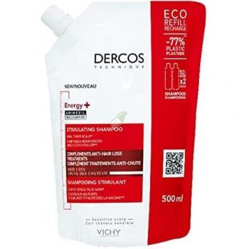 Vichy Dercos Energy+ Recarga Champú Estimulante Anticaídas 500 ml