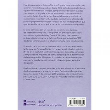 Sistema fiscal español I: IRPF. Imposición sobre la riqueza.