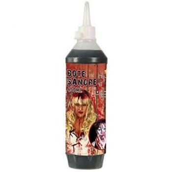 Bottiglia di sangue finto 450 ml