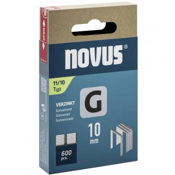 NOVUS Tackerklammern 10 mm, 600 Stück