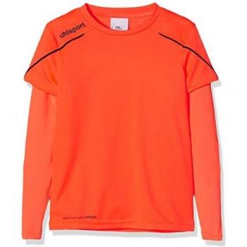 Junior‑Torwart Shirt Stream 22 – Marine/Fluo Rot – Größe 128