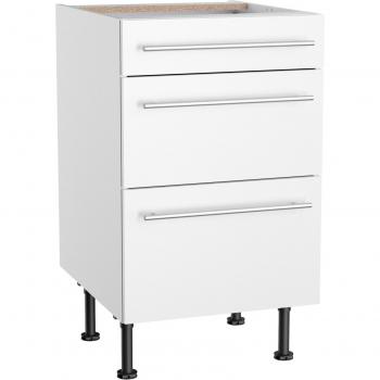 OptiFit Unterbettschrank Bern2 – 50 cm Breite, 1 Schubkasten, 2 Auszüge