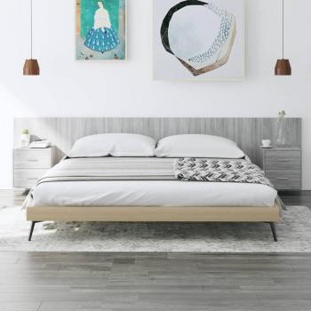Headboard + Cabinets – Grey Sonoma (Engineered Wood) – vidaXL