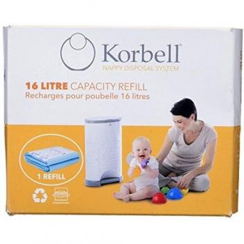 Korbell 15‑Liter Windeleimer (1‑Pack)