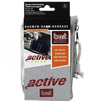 Bort ActiveColor Daumen-Hand-Bandage 1 Stück S Schwarz – Einzeln