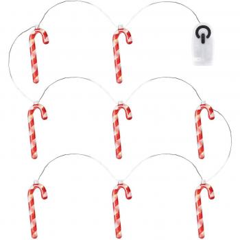 LED-Zuckerstangenlichterkette