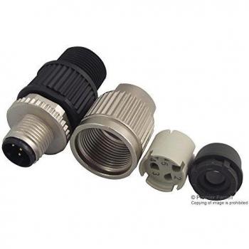 Harting M12 Sensor/Actuator Connector, Straight Plug, 5 Pins