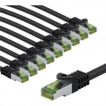 Cavo di Rete S/FTP CAT 8.1 1m Nero Certificato GHMT