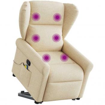 VidaXL Sessel mit Massagefunktion und Aufstehhilfe