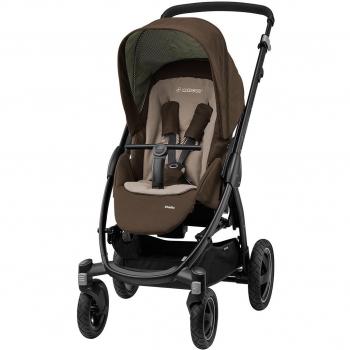Maxi-Cosi Stella Kids-Wagen in Earth Braun – wendig, extra Decke, 0-15 kg