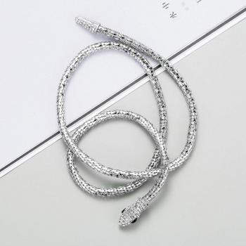 Gold Snake Choker Necklace