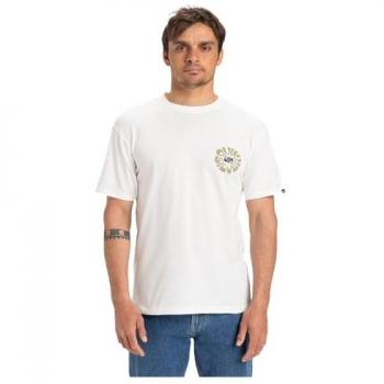 Quiksilver Evo Roads End Snow White Short Sleeve Tee