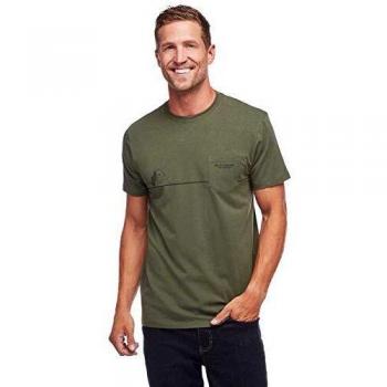 Camiseta Verde BLACK DIAMOND Half Dome Pocket, Estándar