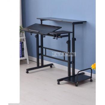 Sit/Stand Laptop Desk with Integrated Keyboard Tray