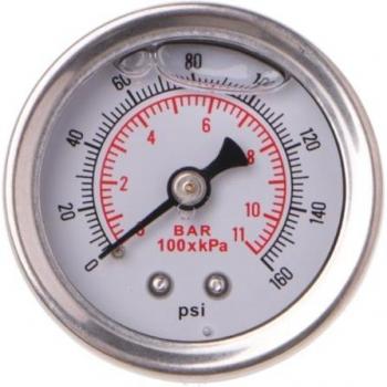 Medidor de Presión de Combustible 0-160 Psi/Barra