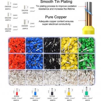 Wire Crimping Tool Set with 1640PCS Terminals