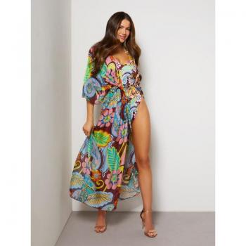 Guess Satin Touch Long Kimono