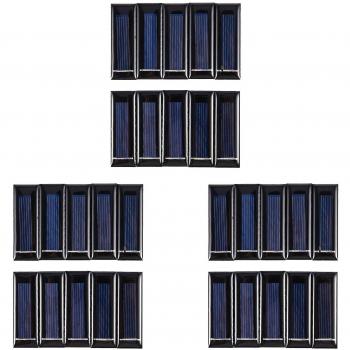 Panneaux solaires miniatures 30 pièces – 0,5 V 100 mA – Sun Power Noir