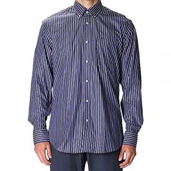 Camicia Button Down in Cotone PAUL & SHARK con Mascherina Abbinata Uomo Blu