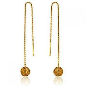 Pendientes Ania Haie E009-02G 4 cm Plata de Ley