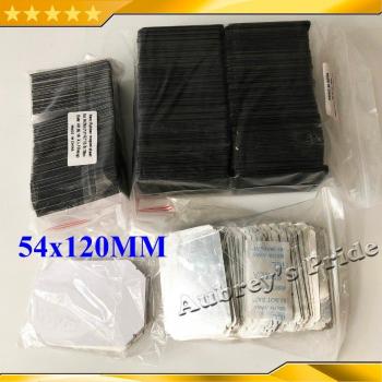 100 Sets Blank Angular Corner 54x120mm Rectangular Magnet Button Maker