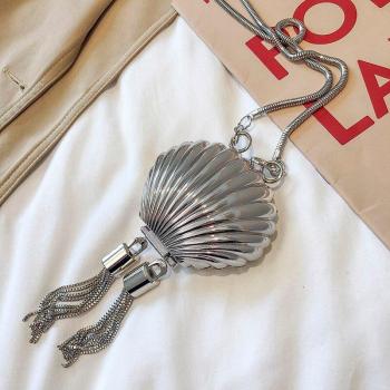 Bolso de Hombro Borla de Aleación Mujer