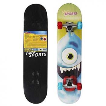 Skateboard con LED sulle ruote Cyclops New Sports