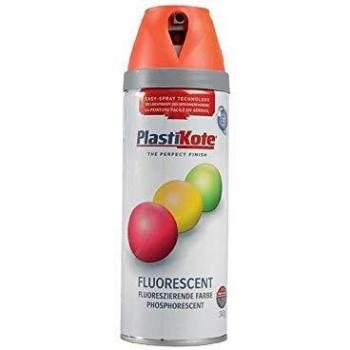 PlastiKote Twist & Spray Fluorescent Orange 400ml