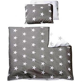 Roba Wiegenset Kollektion 'Little Stars', Baby Bettwäsche 80x80, 2-tlg