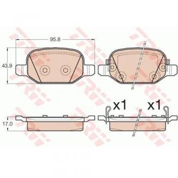 TRW GDB2002 Brake Pads