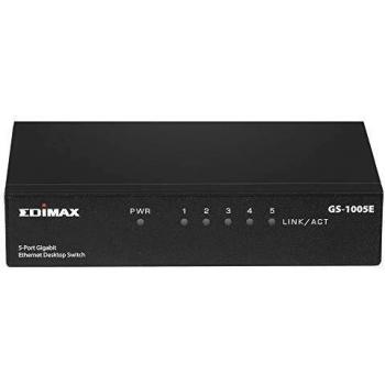 Edimax GS-1005E switch No administrado Gigabit Ethernet (10/100/1000) Negro