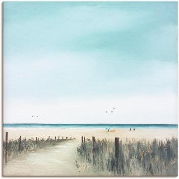 Künstlerisches Strandlicht: Sonniger Morgen II – Leinwandposter