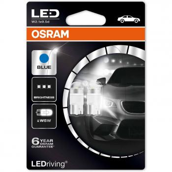 Set de deux ampoules OSRAM 2850BL-02B Intérieur Ice Blue