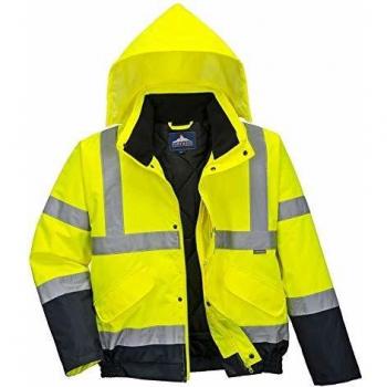 300D Class 3 Two Tone Hi Vis Bomber Jacket