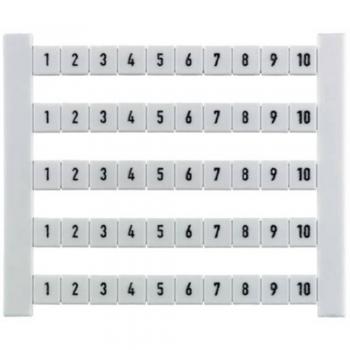 Repères Weidmüller pour blocs de jonction série Dek 100 pcs