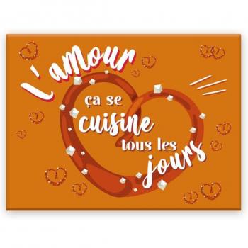 Magnet Céramique 'Amour Quotidien en Cuisine'