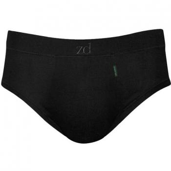 Slip Mini Zero Defects de algodón egipcio ZD (XL, Negro)