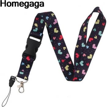 Sangle de Cœur Homegaga – Porte-Badge & Collier