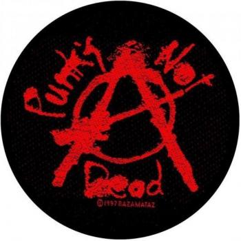 Patch de Protesta Punk: Punks Not Dead