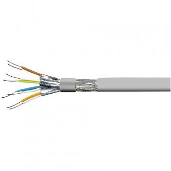 S/FTP (PiMF) Kabel, Kat.8.1, AWG22, 100m, grau