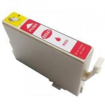 Compatible Epson T0547 red inkjet cartridge
